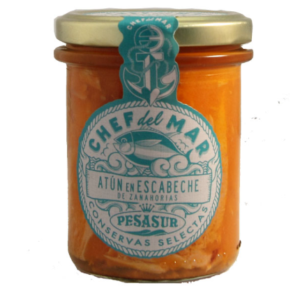 CHEFF DEL MAR ATUN ESCABECHE ZANAHORIAS FC 195 PESASUR