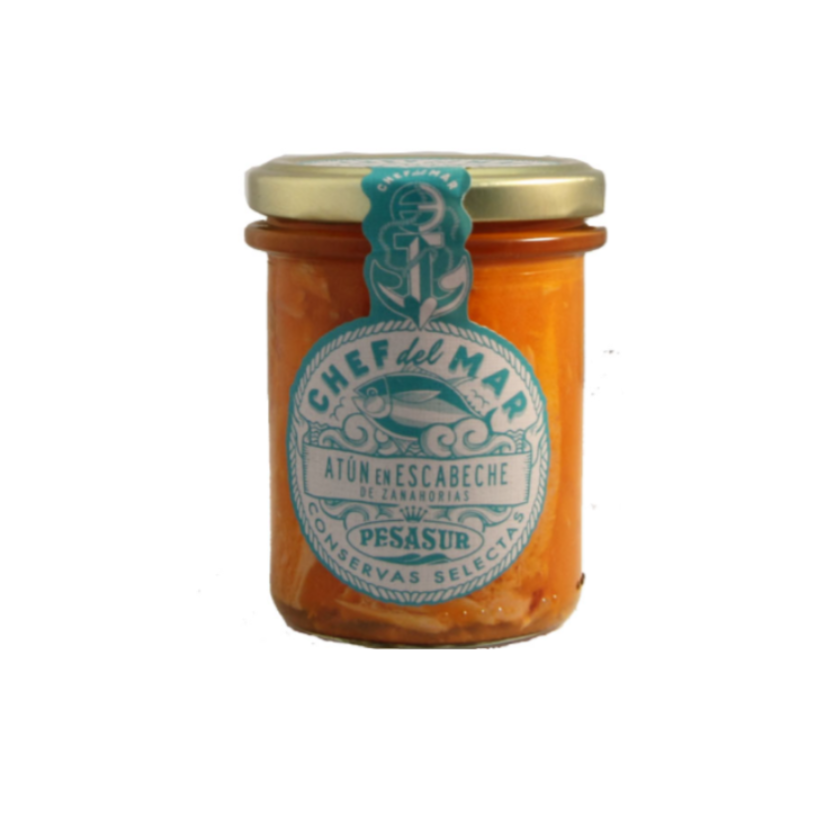 CHEFF DEL MAR ATUN ESCABECHE ZANAHORIAS FC 195 PESASUR