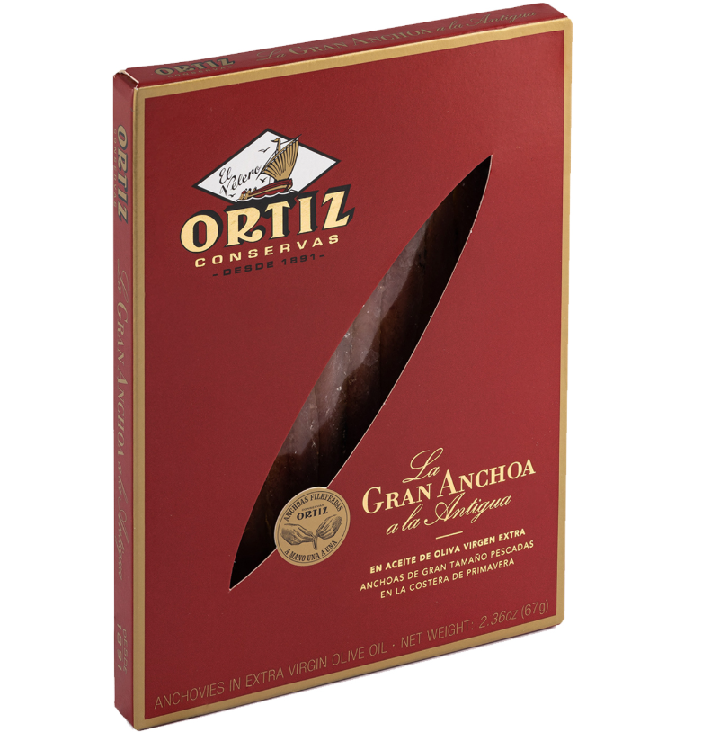 LA GRAN ANCHOA ORTIZ VIRGEN EXTRA BARQ. B100/67