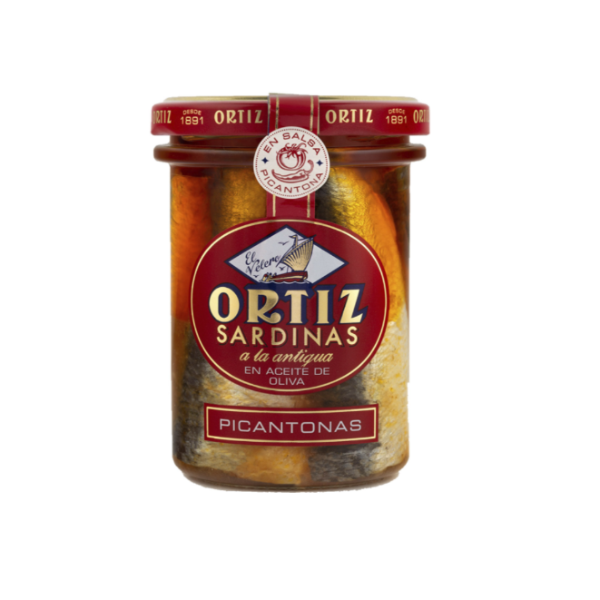 SARDINA PICANTONA TARRO 230/190 G ORTIZ