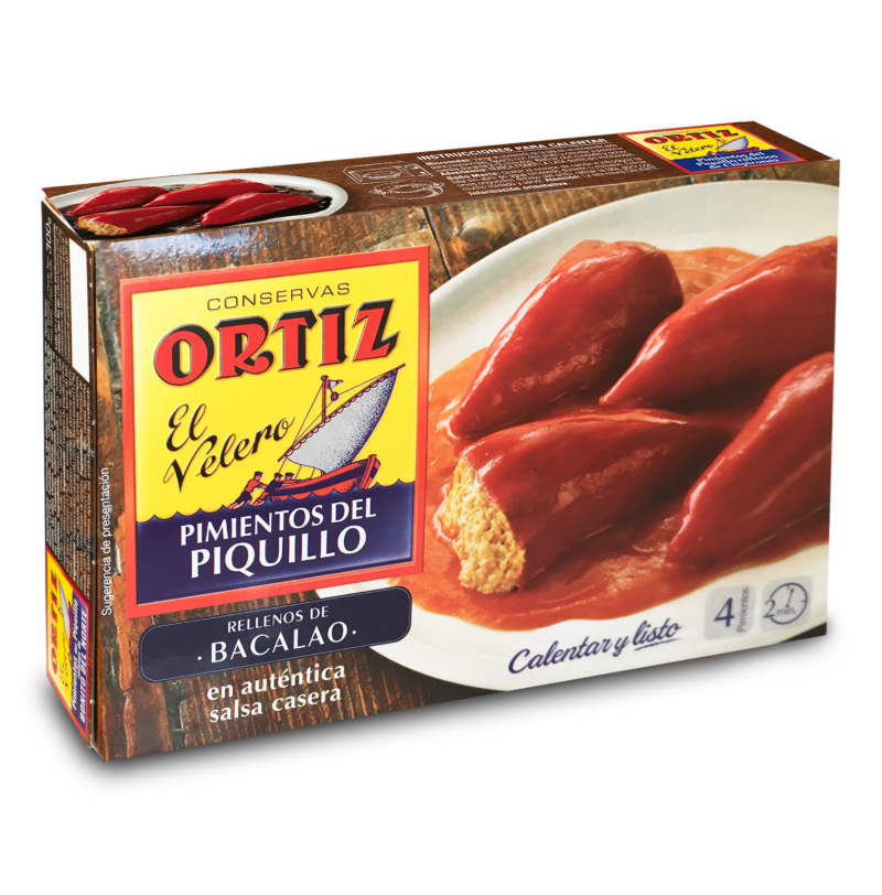 PIMIENTO RELLENO BACALAO RR 330 ORTIZ