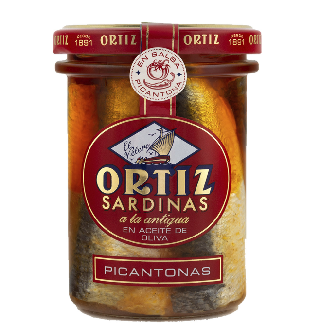 SARDINA PICANTONA TARRO 230/190 G ORTIZ