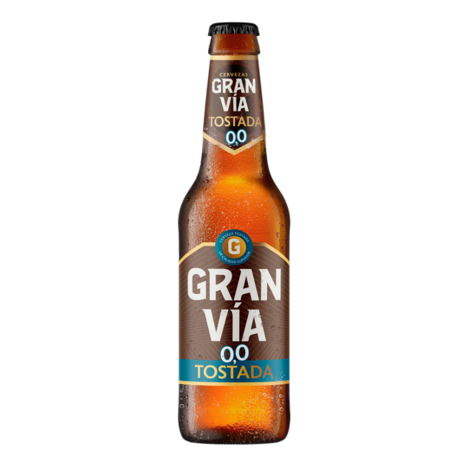 CERVEZA GRAN VIA 00 TOSTADA 1/3
