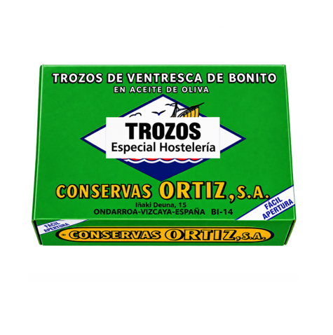 TROZOS VENTRESCA BONITO ORTIZ E. VERDE OL-120/110G