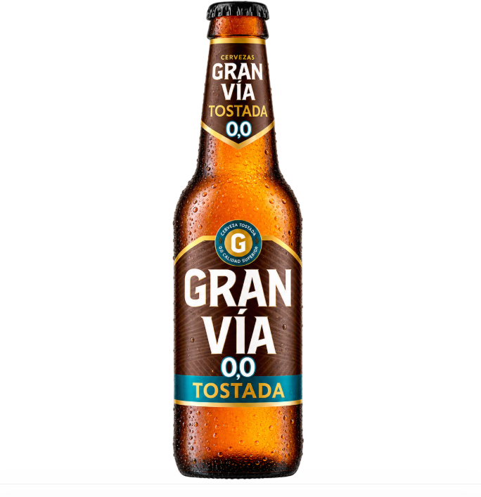 CERVEZA GRAN VIA 00 TOSTADA 1/3