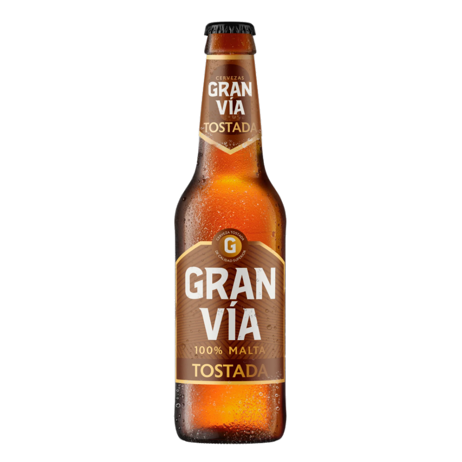 CERVEZA GRAN VIA TOSTADA 1/3